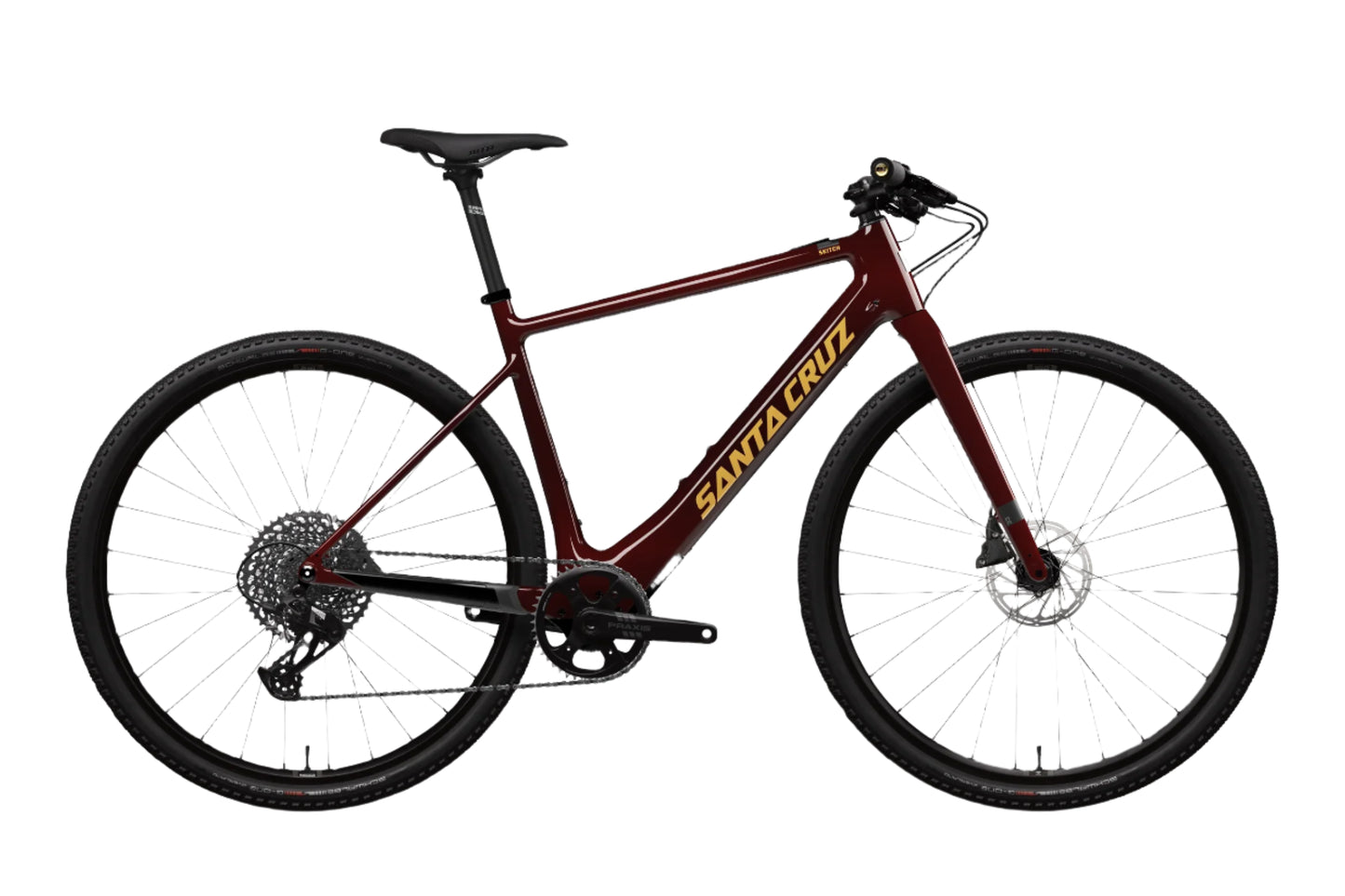 Santa Cruz Skitch CC Apex Flat Bar Oxblood Medium