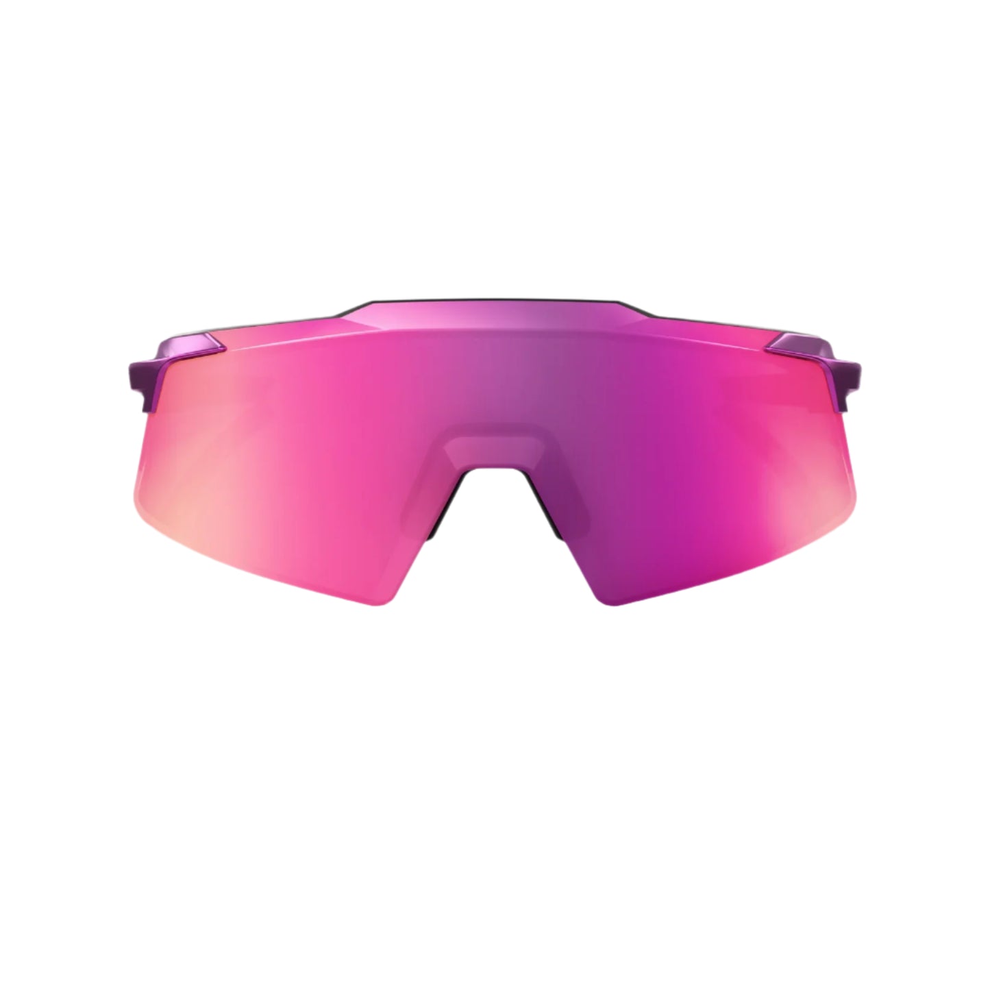 100% Aerocraft Sunglasses Gloss Purple Chrome - Purple Multilayer Lens