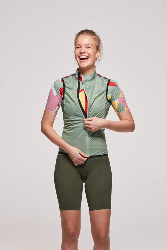 IRIS  Just in Case Vest Olive Plum