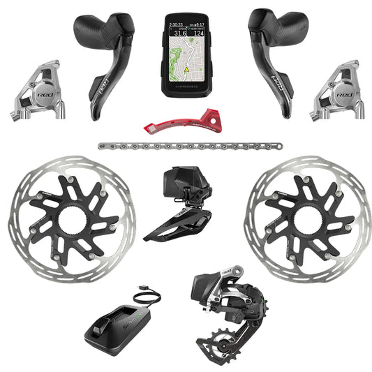 SRAM, Red AXS 2x E1, Build Kit (with Hammerhead Karoo)